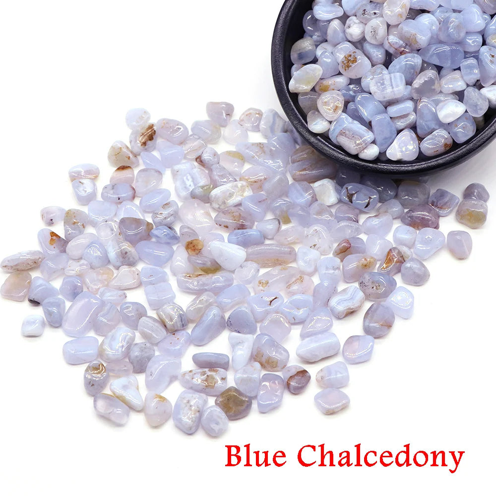 Natural Stone Tumbled Agate Gravel Crystals Chip Quartz Minerals Reiki Healing Specimen Gemstones Home Aquarium Decor DIY Crafts