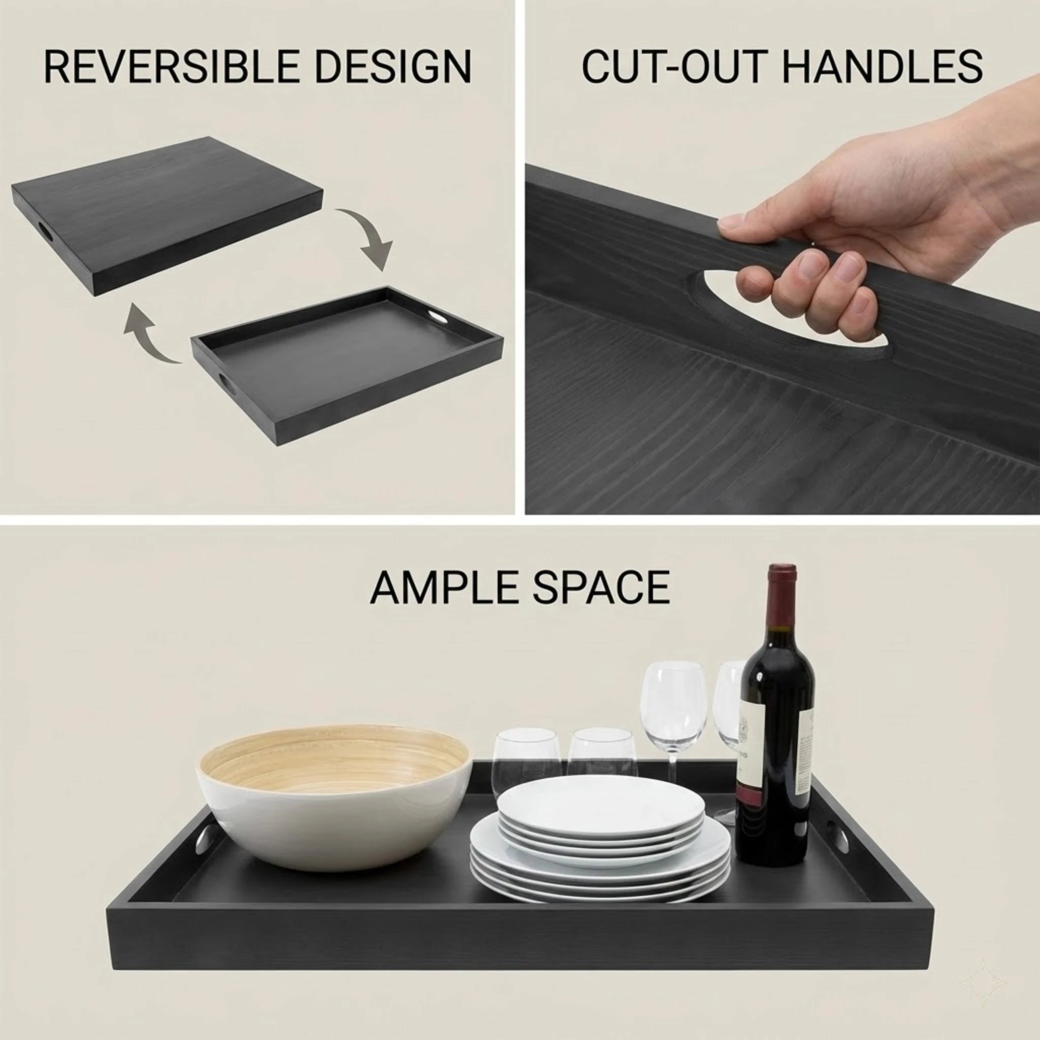 Pine Wood Stove Top Cover Black Rustic Serving Tray Farmhouse Kitchen Decor Noodle Board Burner Protector