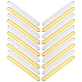 50Pcs Premium Acrylic Ice Cream Sticks Reusable DIY Craft Sticks for Homemade Ice Cream Cake Popsicle Making Safe Rounded Edges