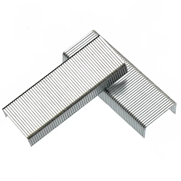 1000 pcs High-quality 24/6 6mm Galvanized Staples Standard Size for Bookbinding Desktop Staplers Office Supplies