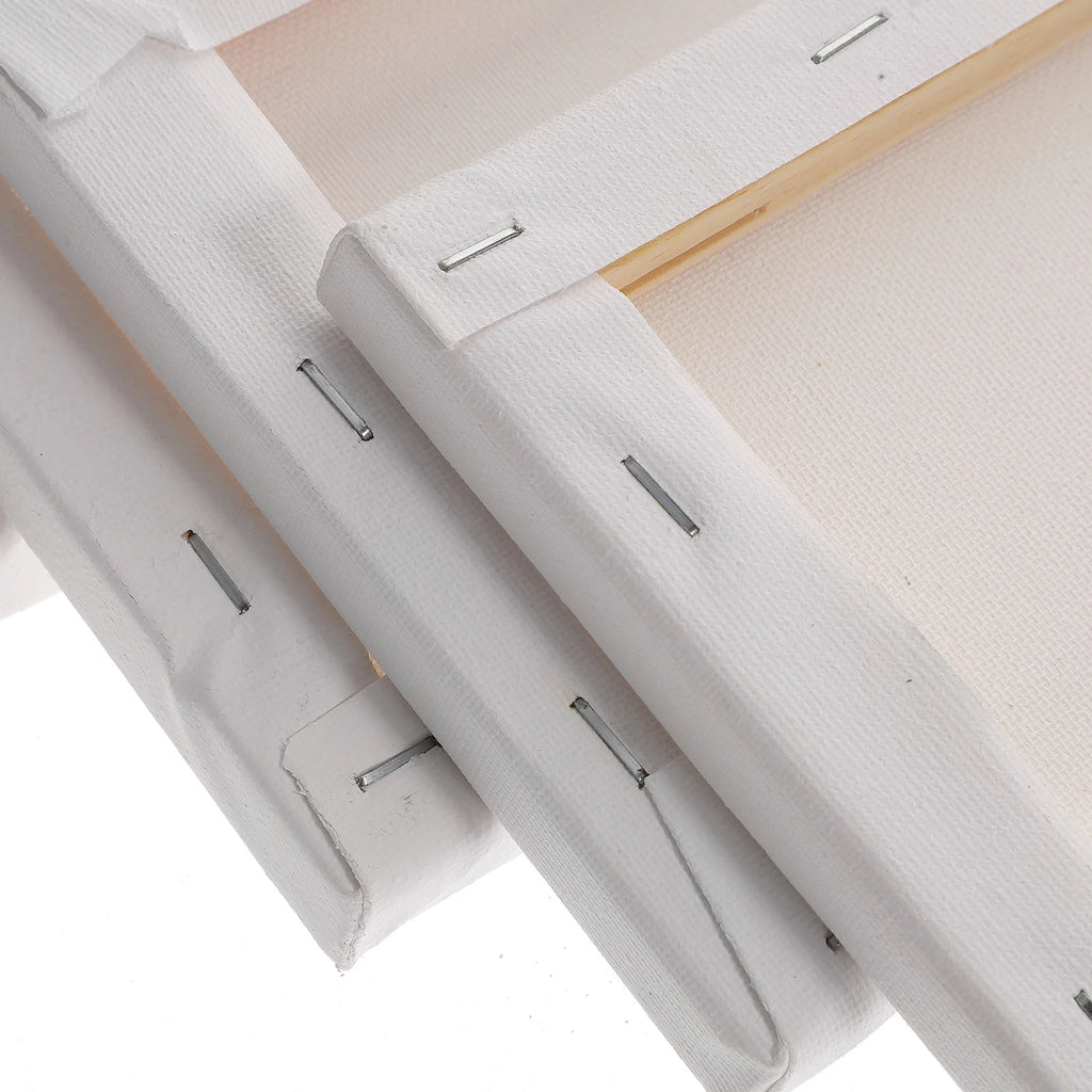 5Pcs Oil Painting Frames Small Canvas Set for Acrylic Watercolor Gouache DIY Art Canvases for Painting Bulk Stretched Canvas