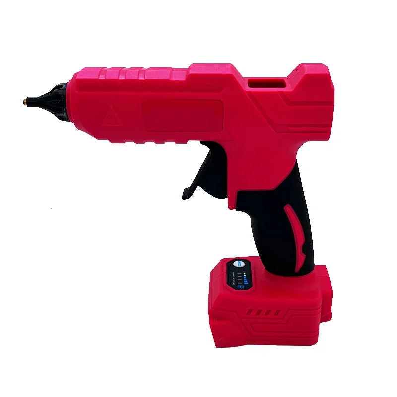 Cordless Electric Handheld Hot Glue Gun Repair DIY Tool Hot Melt Welding Hot Air Gun Anti-scald Nozzle Fit Milwaukee 18V Battery