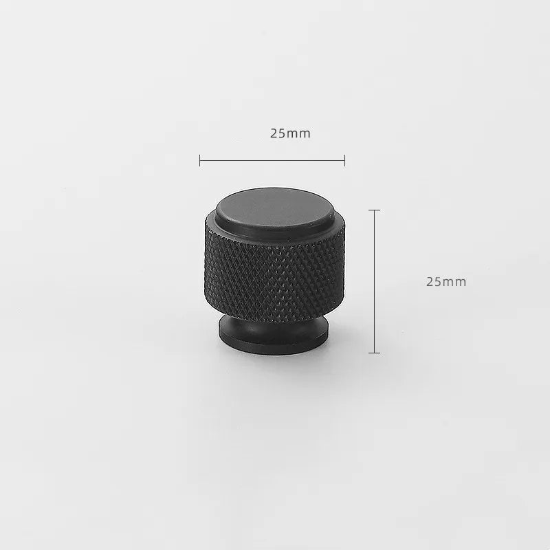 KK&FING Gold Knurled Handles For Cabinet And Drawer Aluminum Alloy Wardrobe Handles Kitchen Cabinet Pulls Knurled Drawer Knobs