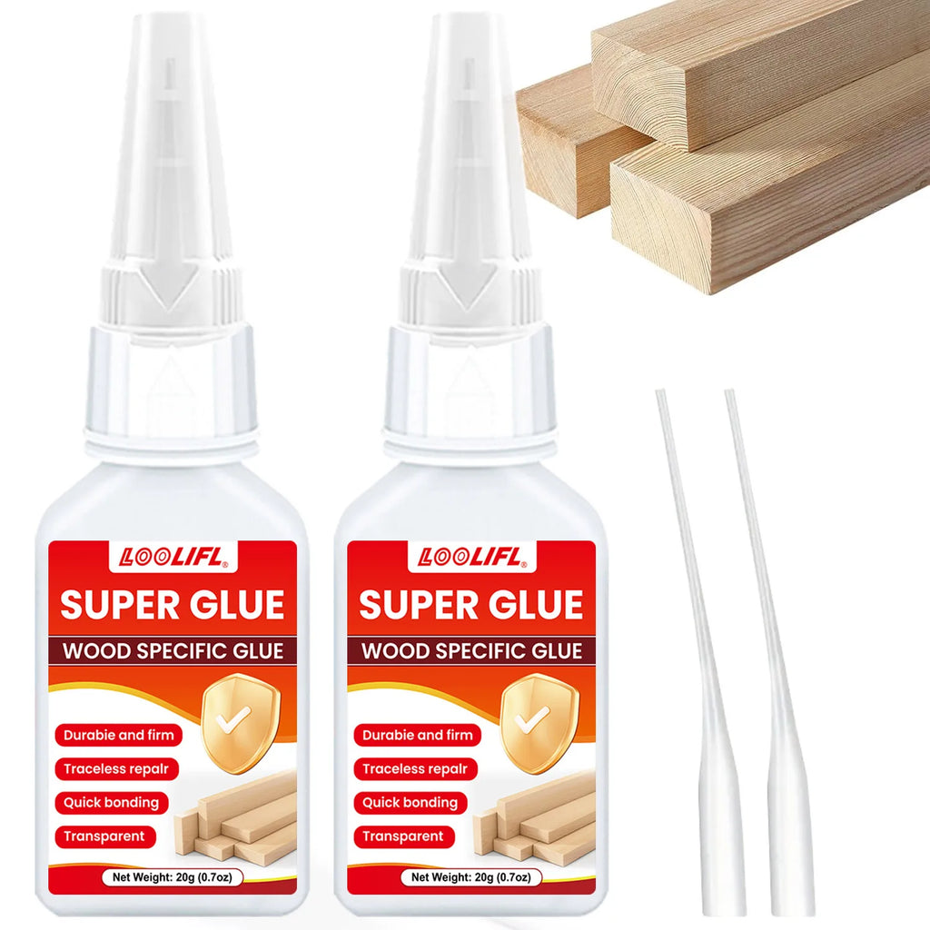 20g fast drying wood glue - transparent and residue free, suitable for wooden furniture and DIY crafts, ideal for wood repair
