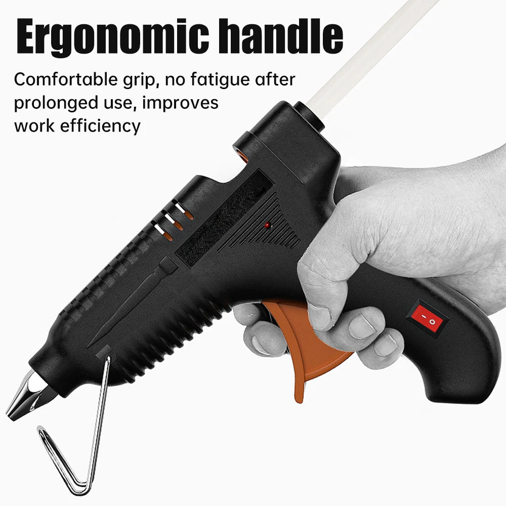 100W Hot Melt Glue Gun 11MM Glue Sticks Industrial Guns Heat Temperature Thermo Electric Repair Tool DIY Electrothermal Glue Gun