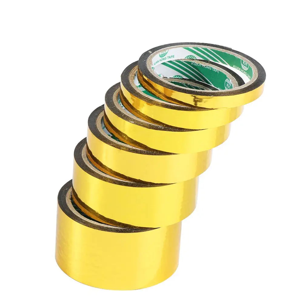 Adhesive For Decoration Decoration Tape Reflective Golden Tape Laser