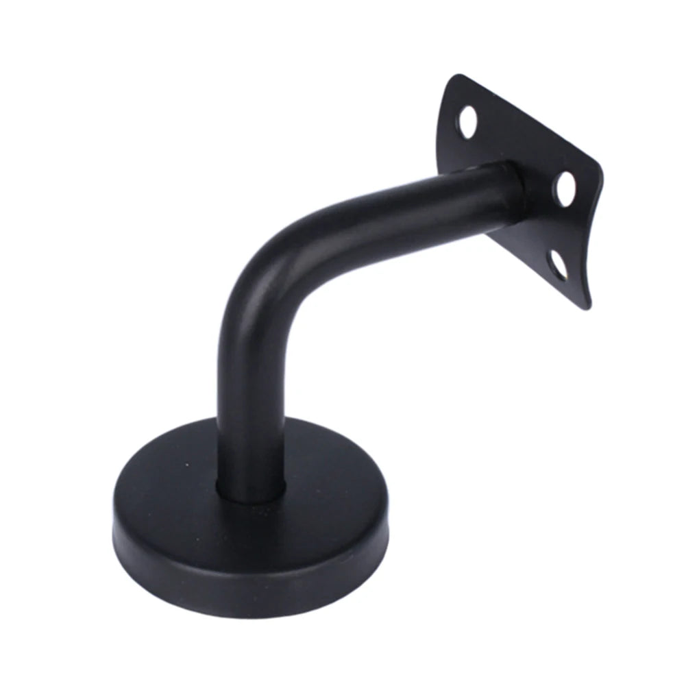 Black Handrail Bracket Stainless-Steel Handrails Wall Mounted Bracket Support Hand Rail Stair Railing Guardrail Accessory
