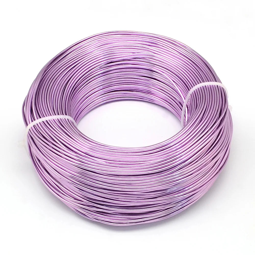 PandaHall 0.6-2.0mm Anodized Aluminum Wire 10 Sizes , Colorful Bendable Craft Wire for Jewelry Making, DIY Model Beading
