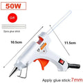 YLONGDAO 50/70W Hot Melt Glue Gun with 7mm Glue Sticks Mini Industrial Guns Heat Temperature Thermo Electric Repair Tool
