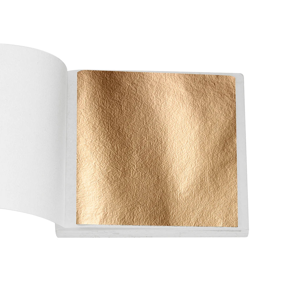 100pcs 8x8cm Imitation Gold Silver Foil Glitters Paper Leaf Sheets DIY Resin Filler Jewelry Making Art Crafts Decor Design Paper