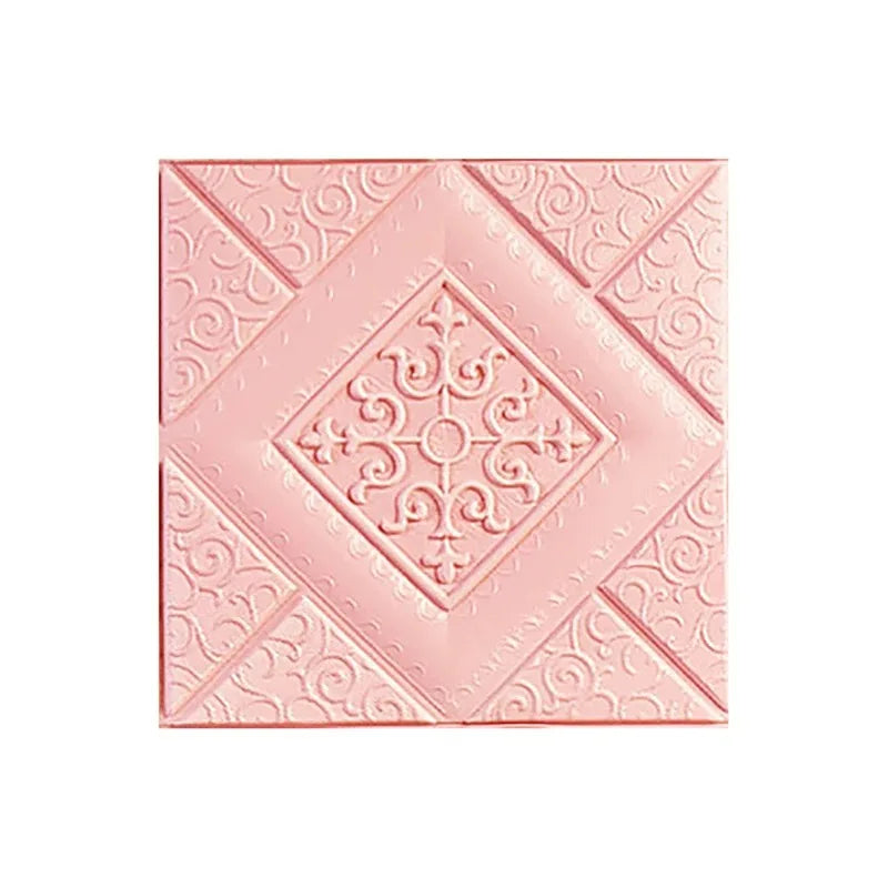 5-20Pcs 35*35cm Ceiling Wallpaper 3D Brick Waterproof Wall Stickers Foam Wall Paper Self-Adhesive Home Decor