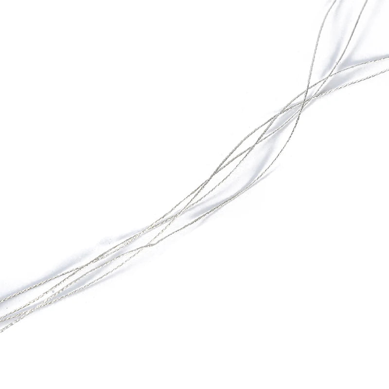 120 Meters Gold Plated Copper Wire DIY Jewelry Accessories 0.4MM Metal Wire For DIY Handmade Braided Jewelry Making Nylon Cord