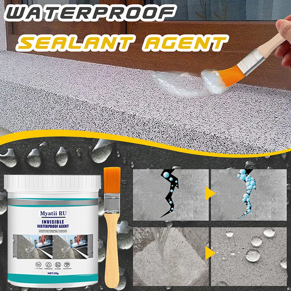 Sealant Spray High Temperature Resistance Anti-leak Nano Spray Glue White Liquid for Tile Floor Tile Wall Tile Cement for Repair