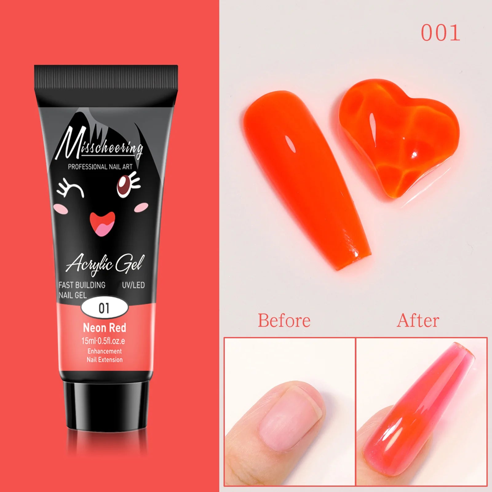 Nail Extension Gel Kit, 12 Colors Extension Nail Extension Gel Set Soak Off UV Gel For All In One Kit Builder Nail Gel Gift