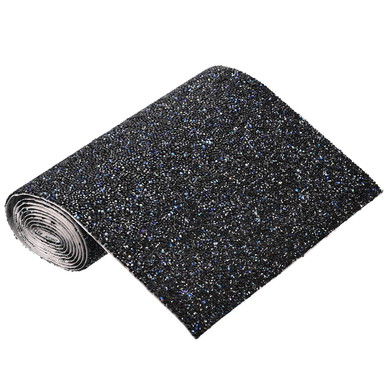 Bling Rhinestone Stickers Resin Decoration Stickers Self-Adhesive Glitter Crystal Sheet Stickers Black Blue AB for Crafts Decora