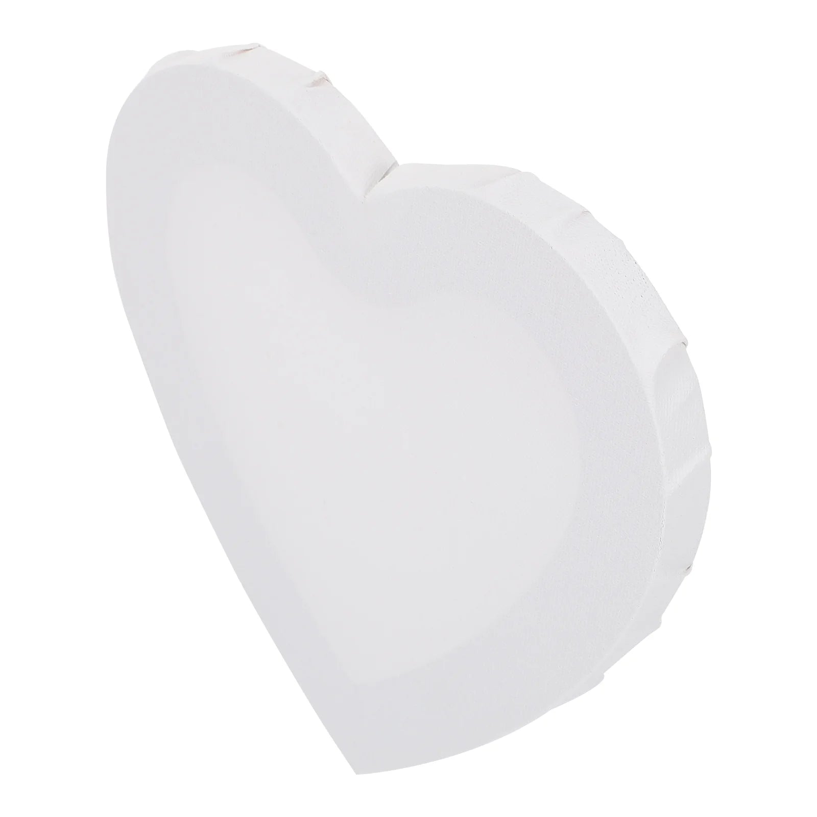 1pc Blank Painting Frame Heart Shape Diy Art Stretcher Boards Lightweight Canvas For Oil Acrylic Gouache Tempera Art Supplies