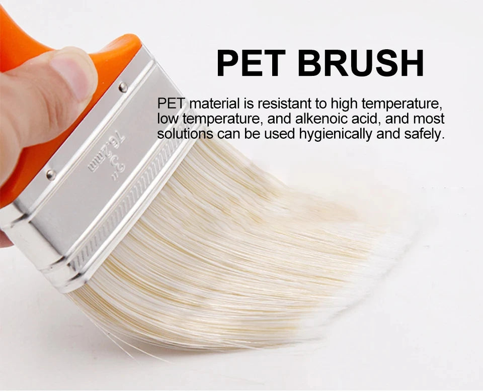 Paint Brushes Wall Paint Brush PET Soft Bristle Durable Cleaning Brush ABS Handle Home Decoration Oil Painting Brush Tools
