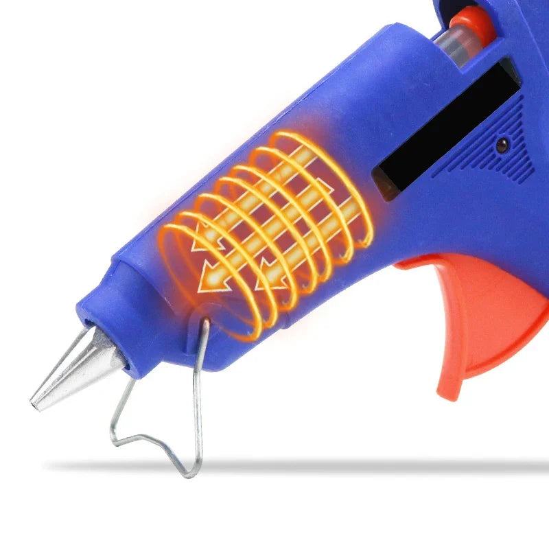 Fast Heating 20W Hot Glue Gun Household Industrial Multipurpose Electric Glue Gun Hot Glue Sticks for DIY Crafts Home Deco