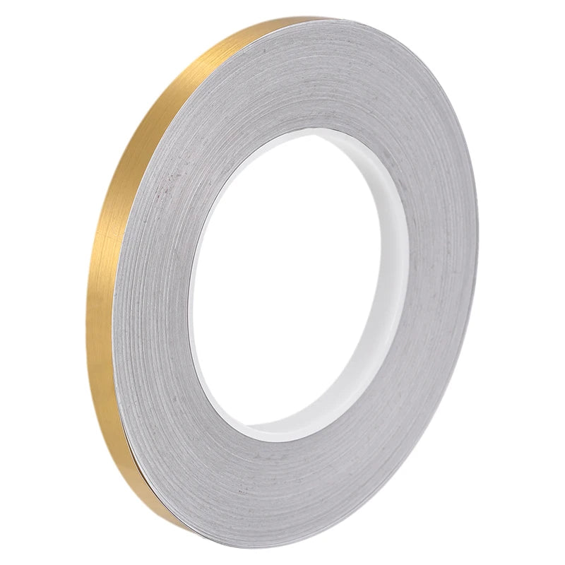 50M Self-Adhesive Tile Sticker Tape Floor Wall Sticker Waterproof Sealing Strip Home Decoration Gold/Black/Rose Gold