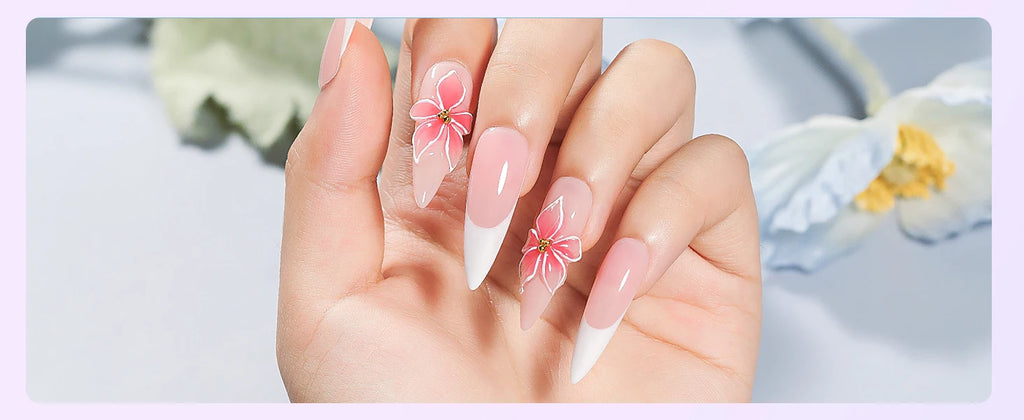 MIZHSE 2.1 oz Builder Nail Gel Clear Hard Gel Polish Non-Sticky Hand For Nail Extension 3D Sculpting Nail Art Manicure Setr