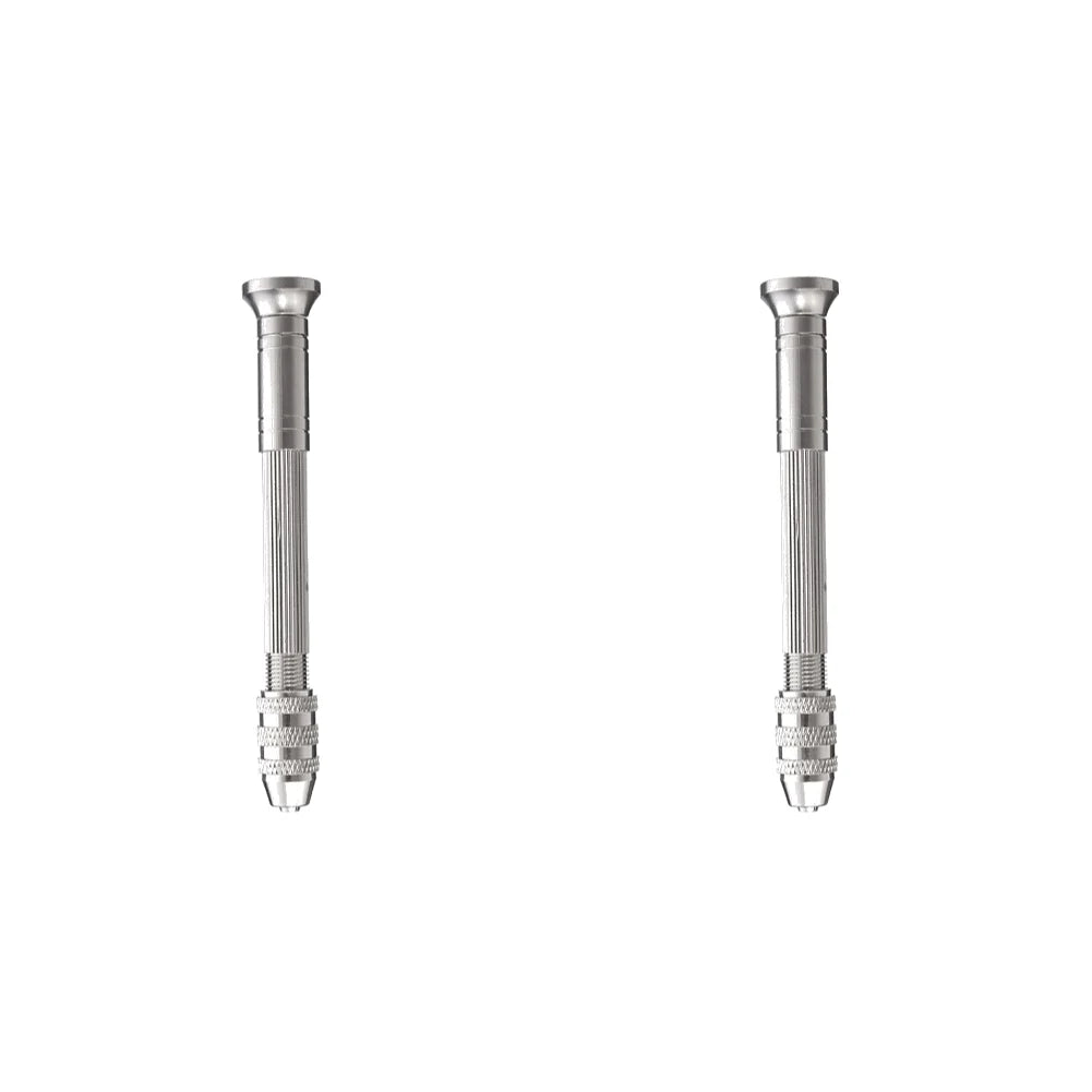 1/2Set Mini Micro Hand Drill Aluminum Hand Drill 0.3-3.2mm HSS Twist  Bit Woodworking Drilling Rotary Tools Hand Drill Manual