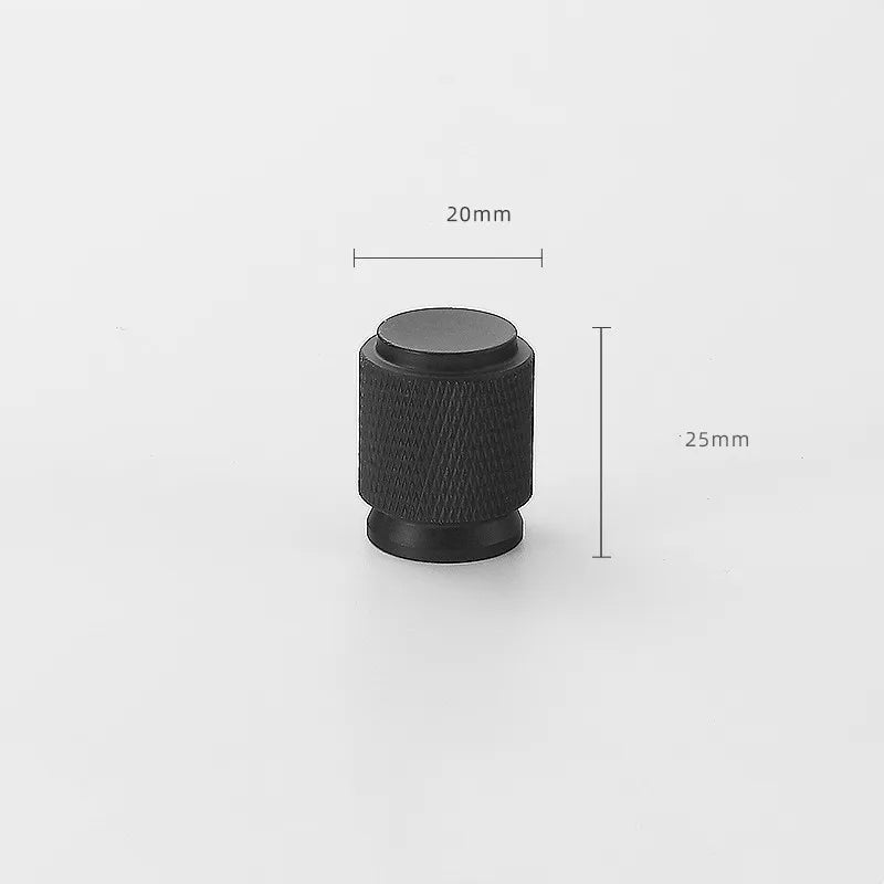 KK&FING Gold Knurled Handles For Cabinet And Drawer Aluminum Alloy Wardrobe Handles Kitchen Cabinet Pulls Knurled Drawer Knobs