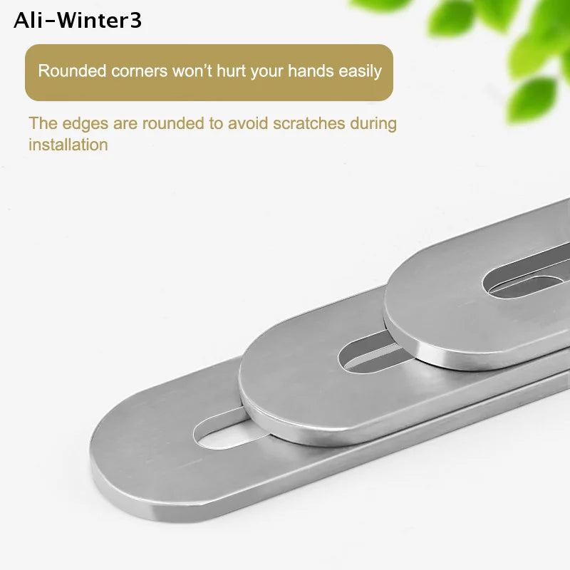 Stainless Steel Flat Corner Bracket Mending Joining Plate Repairing Fixing Connector Furniture Cabinet Shelves Brace Parts