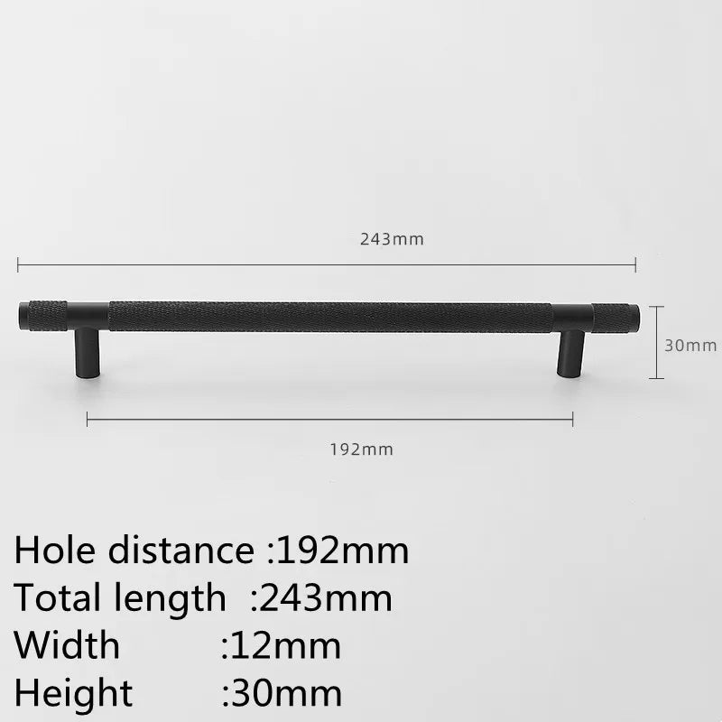 KK&FING Gold Knurled Handles For Cabinet And Drawer Aluminum Alloy Wardrobe Handles Kitchen Cabinet Pulls Knurled Drawer Knobs