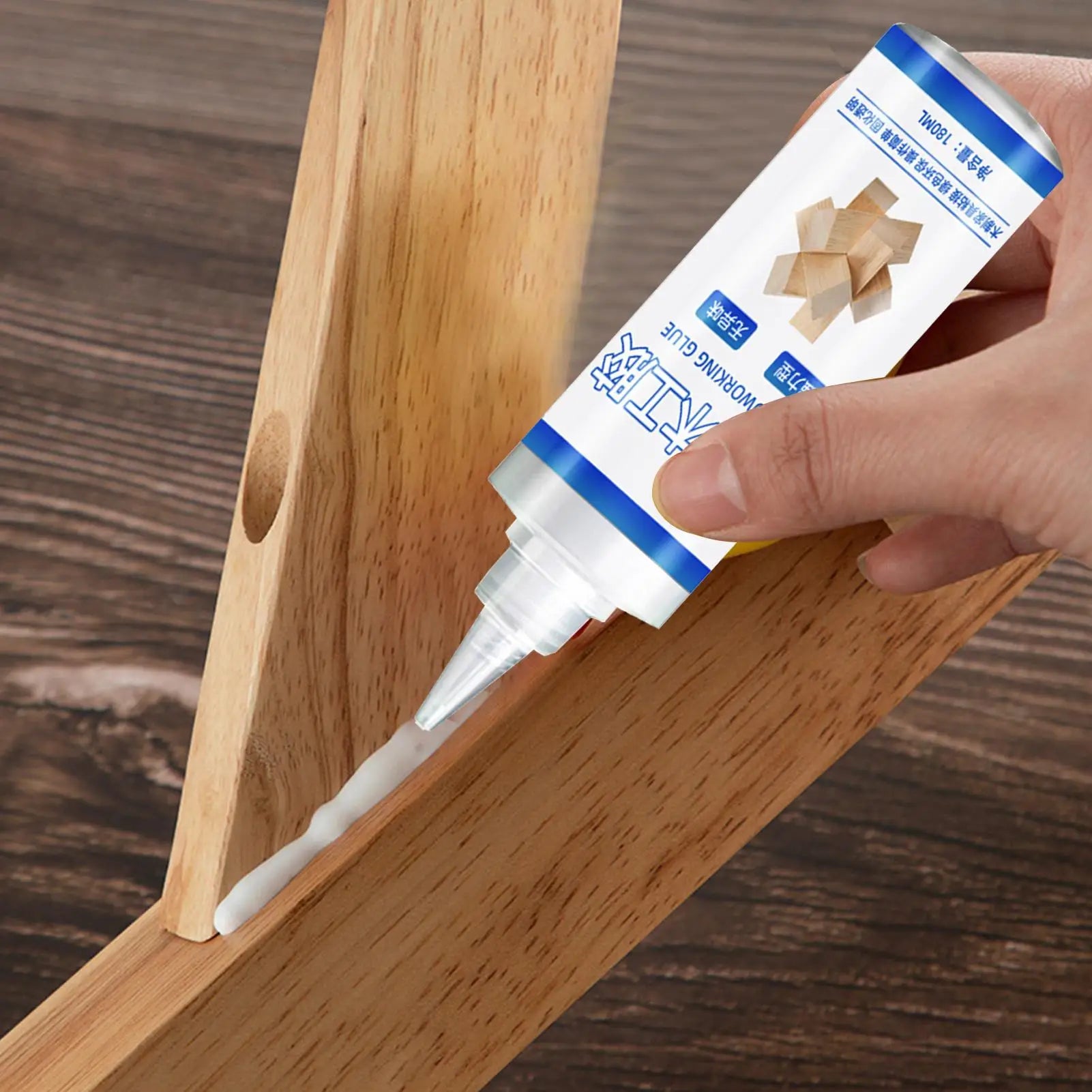 180ml Clear Wood Glue Carpenter Glue Transparent Eco-Friendly Wood Adhesive Safe Glue Woodworking Glue Multi-Functional Glue