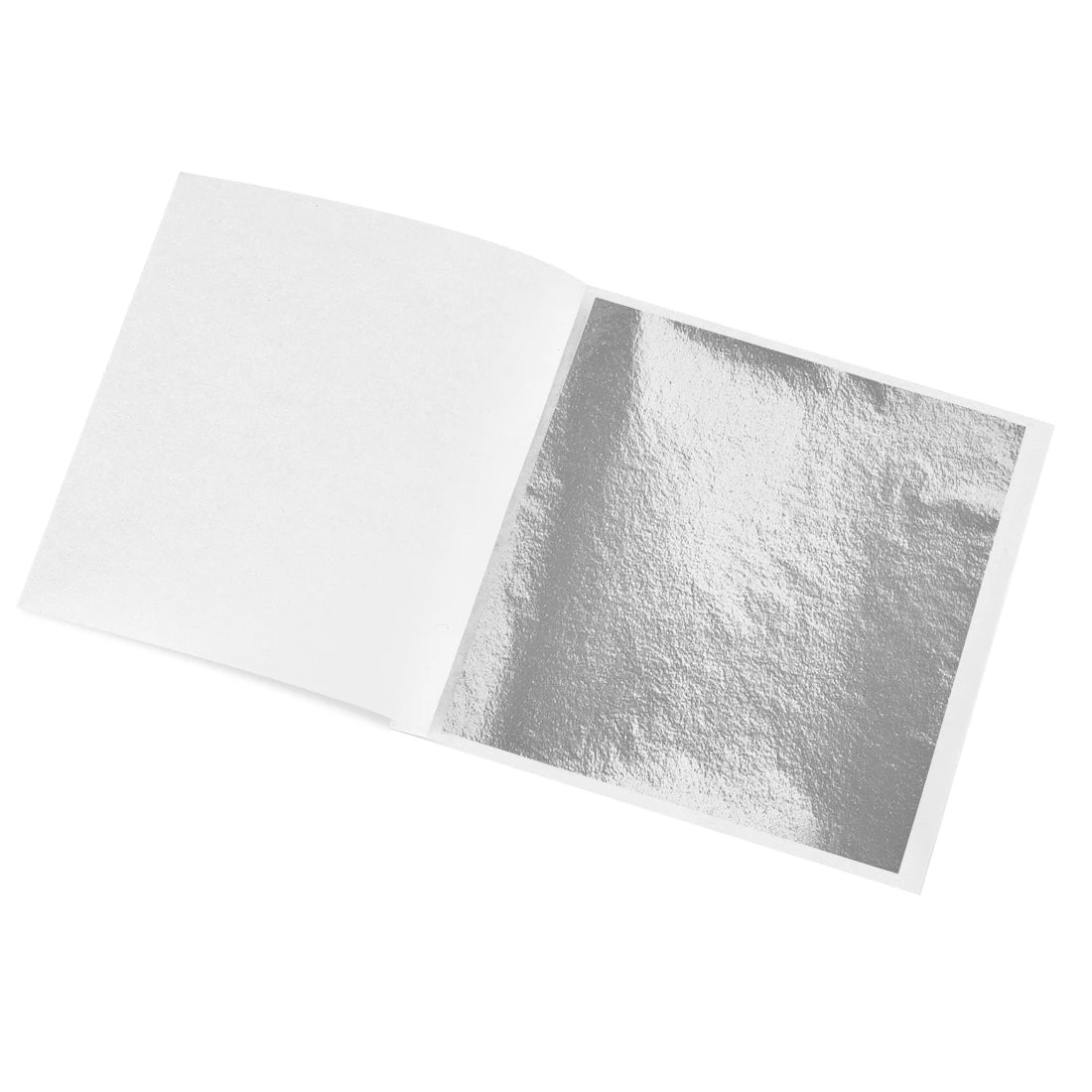 100pcs Imitation Gold Silver Foil Paper Leaf Gilding DIY Art Craft Paper Birthday Party Wedding Cake Dessert Decorations