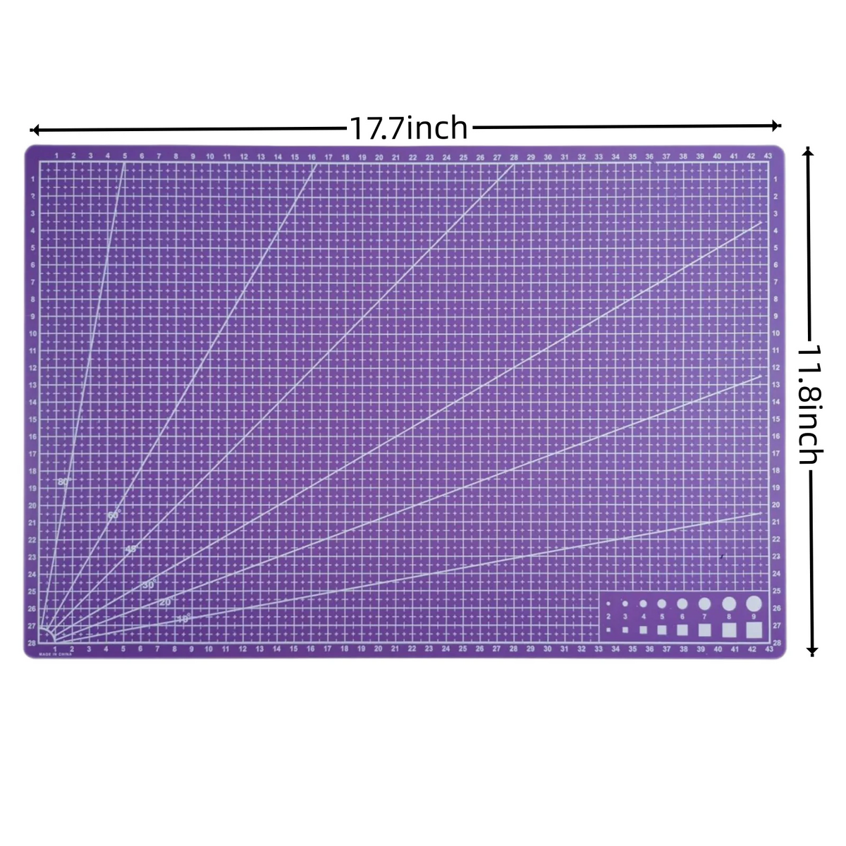 A3 Solid Color Multi-color Cutting Mat Sewing Mat Single-sided Craft Pad Fabric Sewing And Making Cutting Board DIY Art Tool