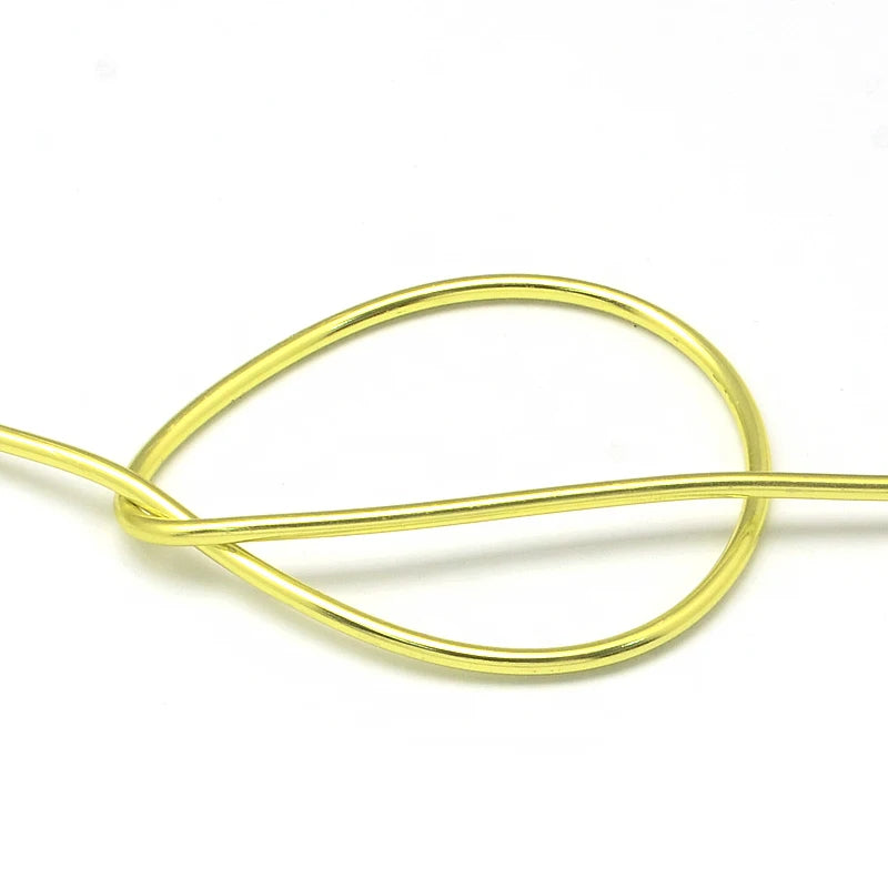 PandaHall 0.6-2.0mm Anodized Aluminum Wire 10 Sizes , Colorful Bendable Craft Wire for Jewelry Making, DIY Model Beading