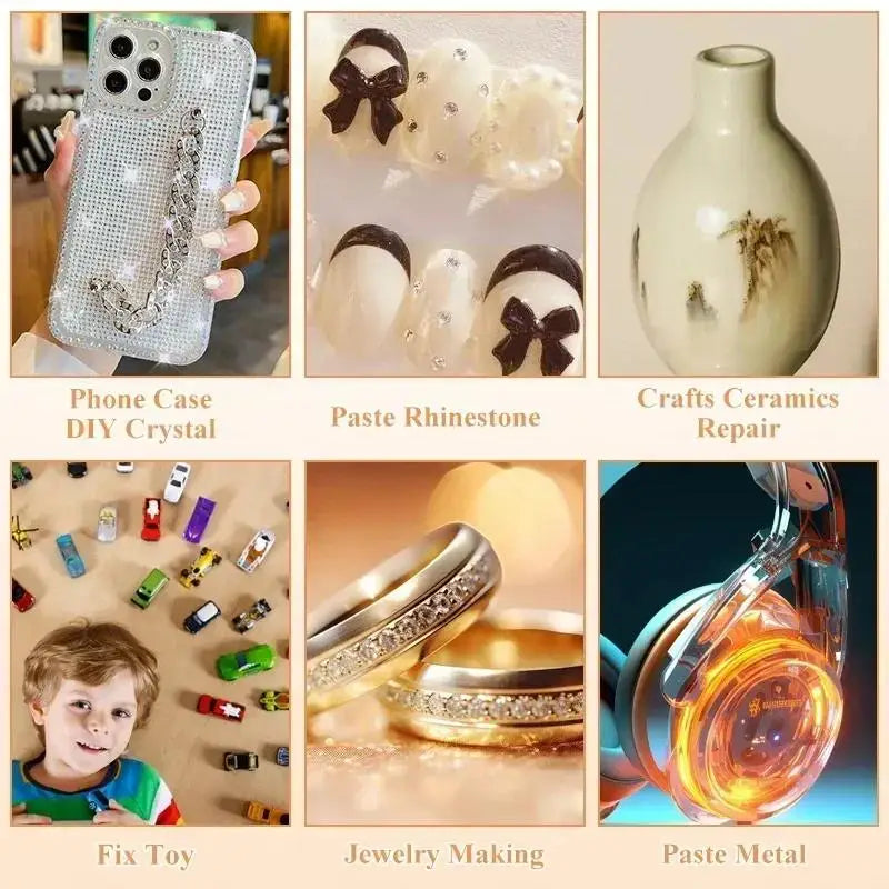E6000 Liquid Glue DIY Dotting Glue for Diamond Painting Mobile Phone Repair Adhesive Super Glue Gel Jewelry Clothes Craft Glues