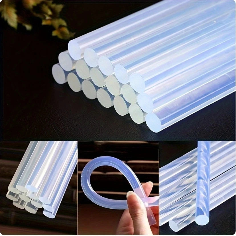 7/11mm *100mm 10pc Hot Melt Glue Sticks, Mini Size Glue Gun Sticks, For Glue Gun DIY Art Craft, General Repairs Home Decoration