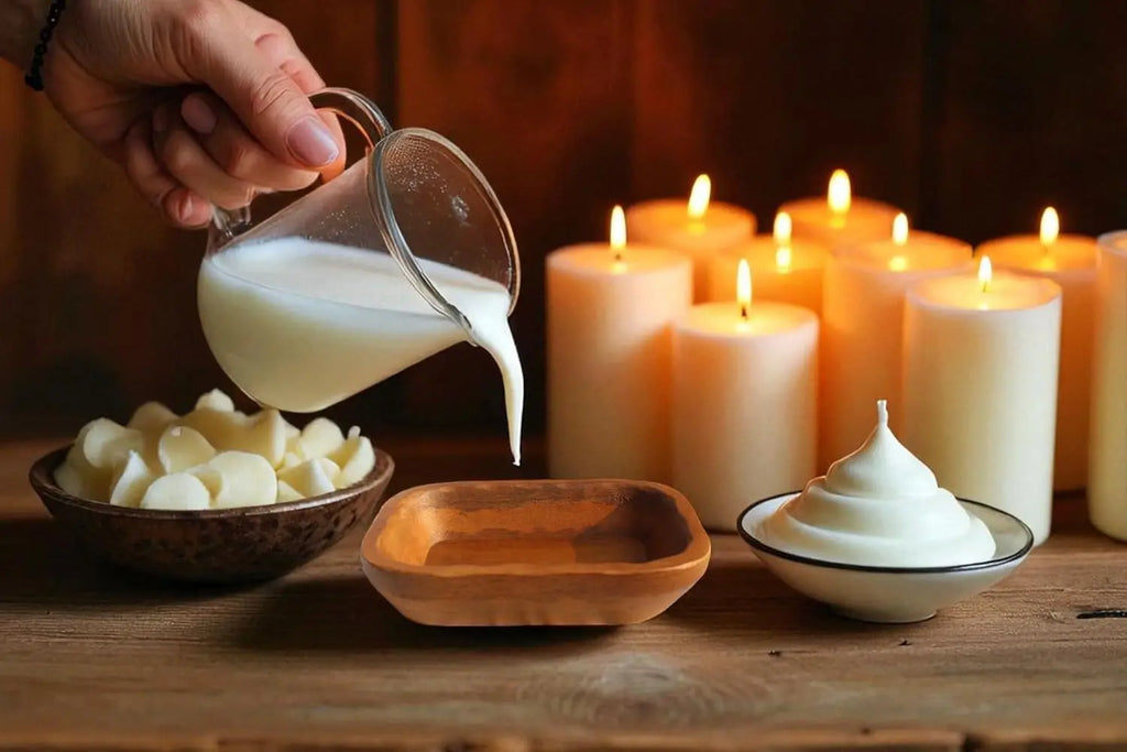 Wooden Dough Bowls for Candle Making (10-Piece Set) | Eco-Friendly Home Decor and Reusable Candle Holders