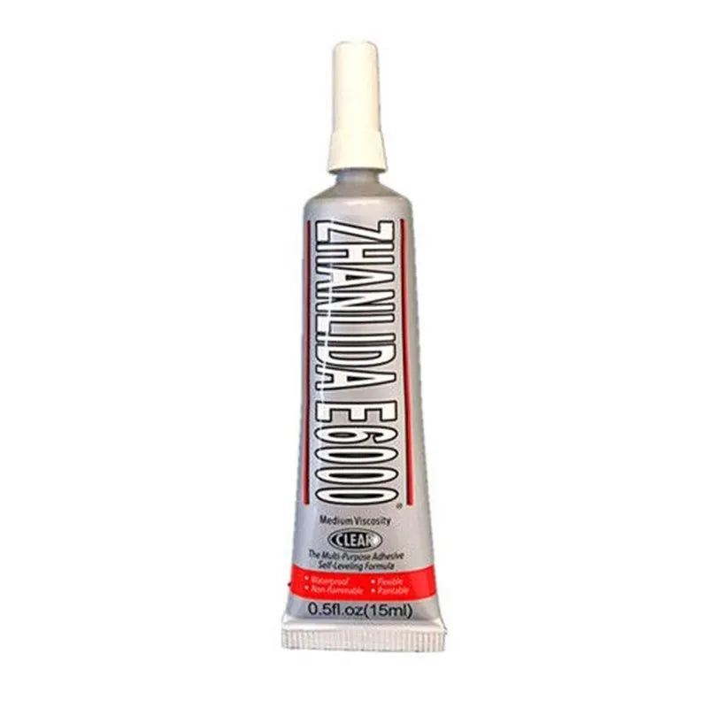 50ml E6000 Jewelry Crafts Multipurpose Adhesive Crystal Cloth Rubber Beads Bonding Super Liquid Glue Repair Phone Screen Glass