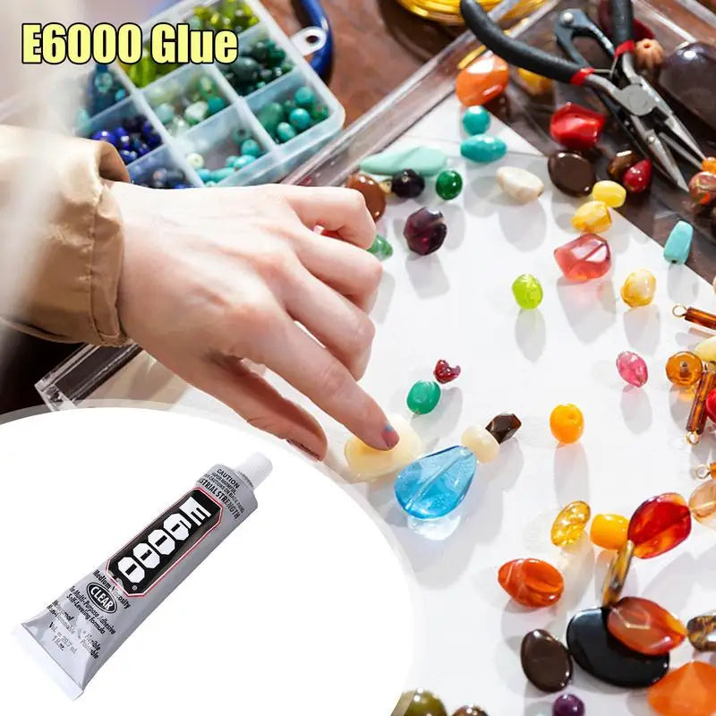 30ml E6000 Multi-Purpose Glue Adhesive Epoxy Resin Repair Cell Phone Touch Screen Liquid Glue Jewelry Craft Super Adhesive