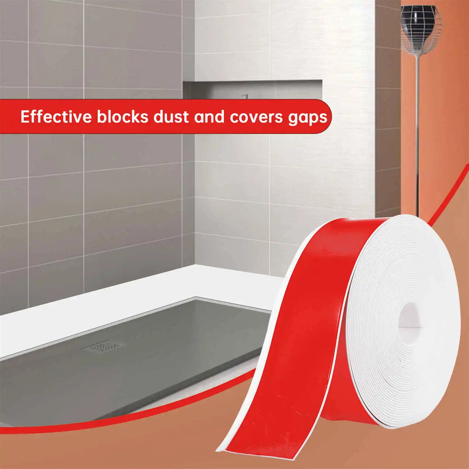 Baseboard Molding Trim,Flexible Wall Base,Floor Baseboard Decor,Peel and Stick Molding 4 Inch X 60 Feet Wall Trim(White)