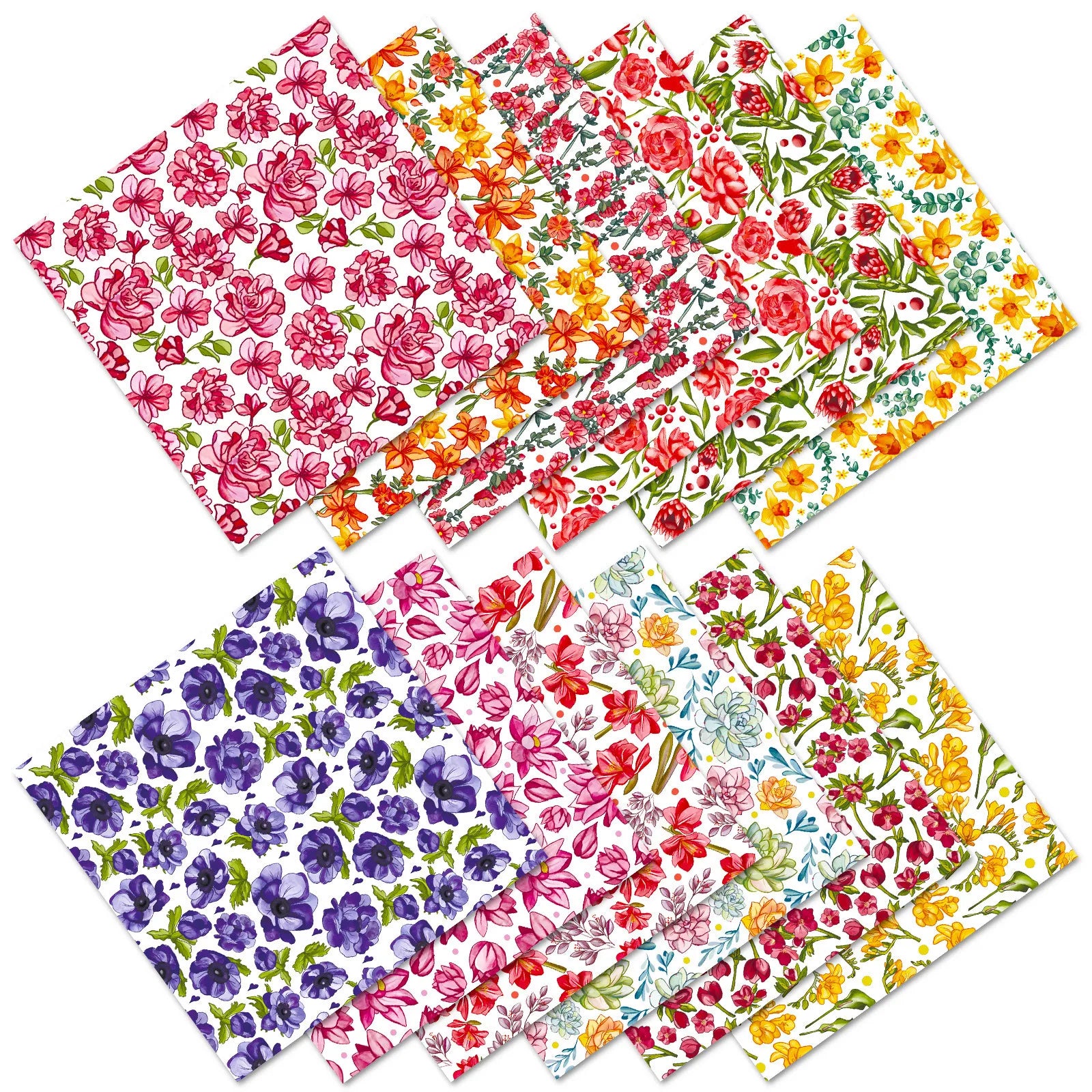 12 Sheet Scrapbooking Paper 15x15cm, Christmas Journal Planner Paper Pad Cardstock Backgrounds Card for DIY Art Craft Decoration