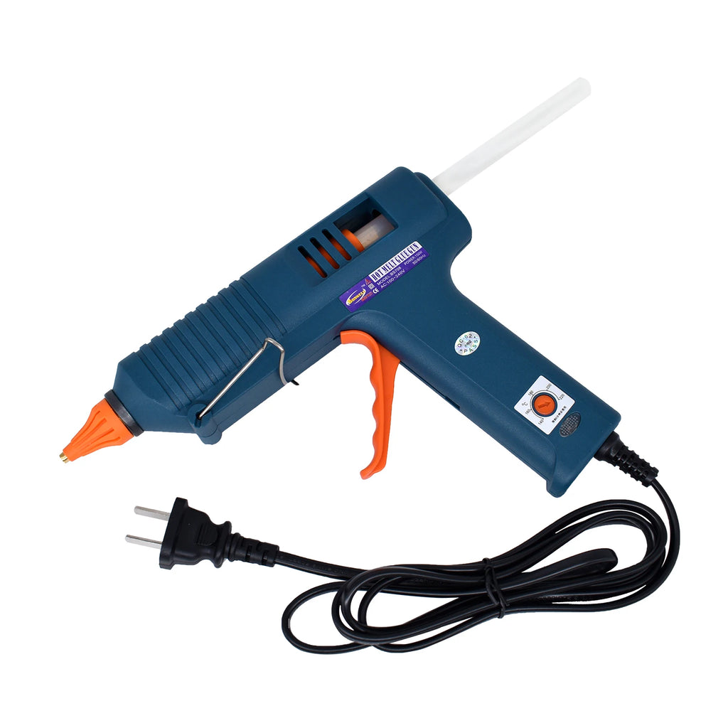 150w Hot Glue Gun, 8 Combinations, Adjustable Temperature, Suitable For Craft Repair Diy Use 11mm Glue Stick Purecopper Nozzle