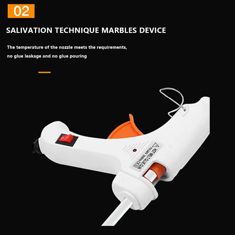 100w hot melt glue gun 11mm right angle glue stick industrial mini glue gun thermoelectric heat temperature tool