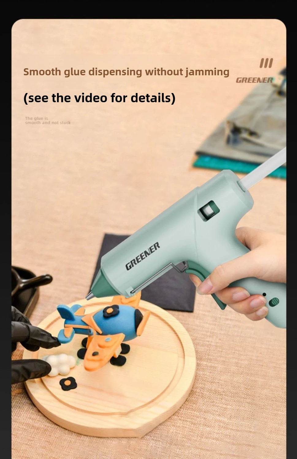 Hot Melt Glue Gun 7mm Glue Sticks Industrial DIY Electrothermal Glue Gun Heat Temperature Thermo Electric Gun Repair Tools 220V
