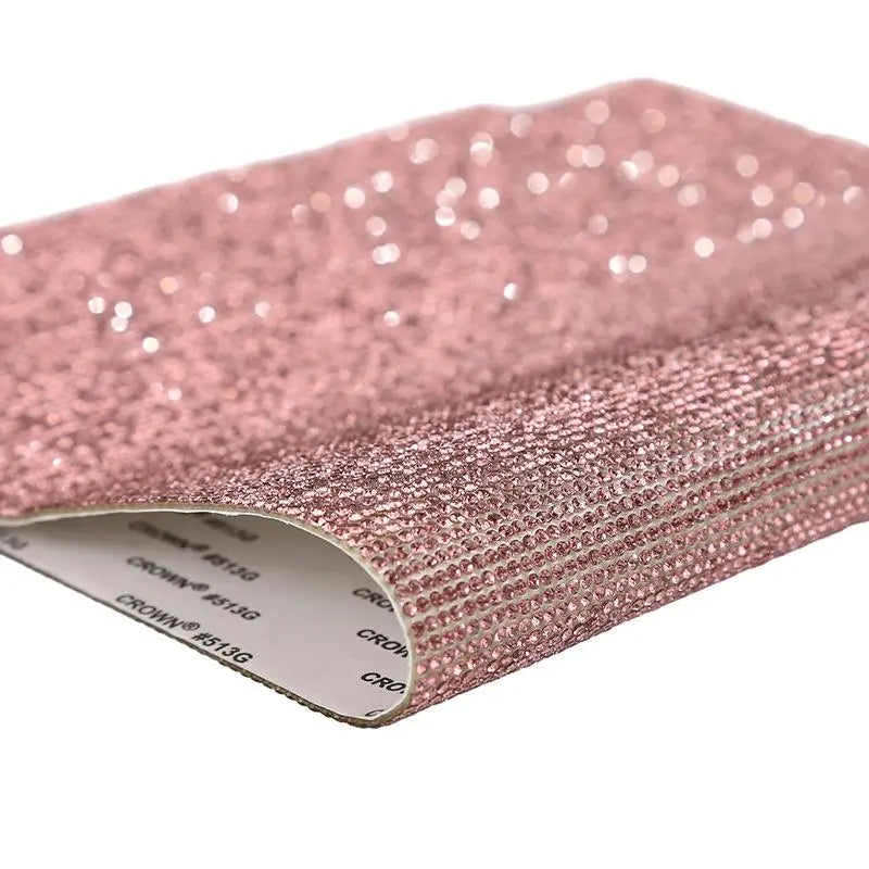 12x20cm Self Adhesive Rhinestone Sticker Tape DIY Decoration Diamond Sticker For Arts Crafts DIY Car Phone Clothes Decoration