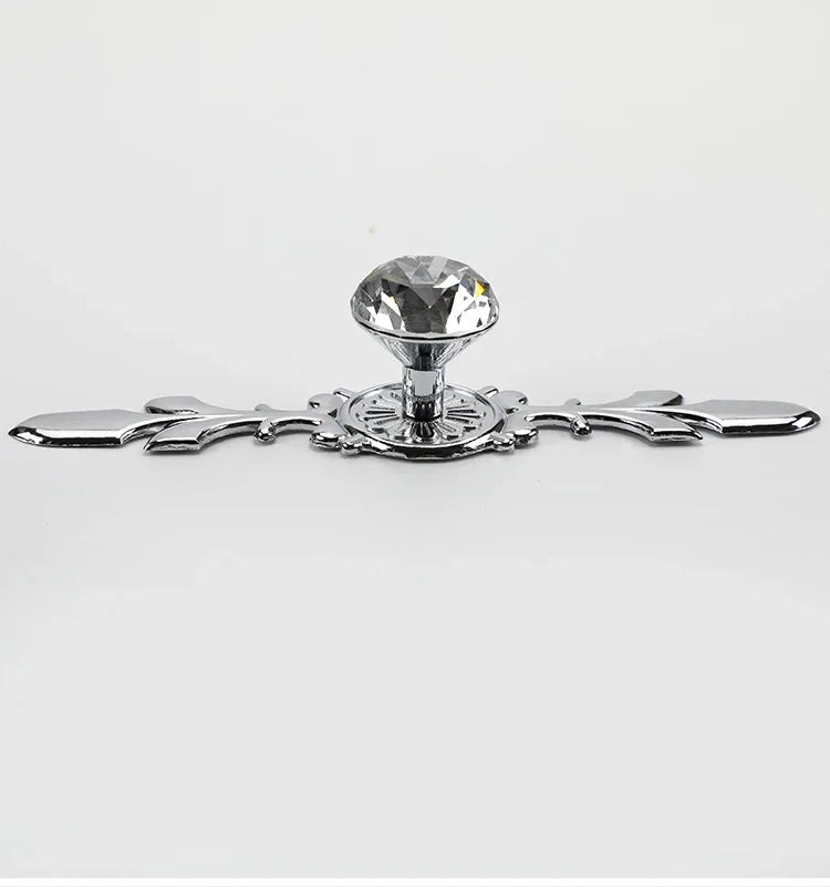 Luxury Diamond Crystal Handles Knobs for Shoebox Cabinet Closet Door Drawers and Wardrobe Pulls Elegant and Durable Design