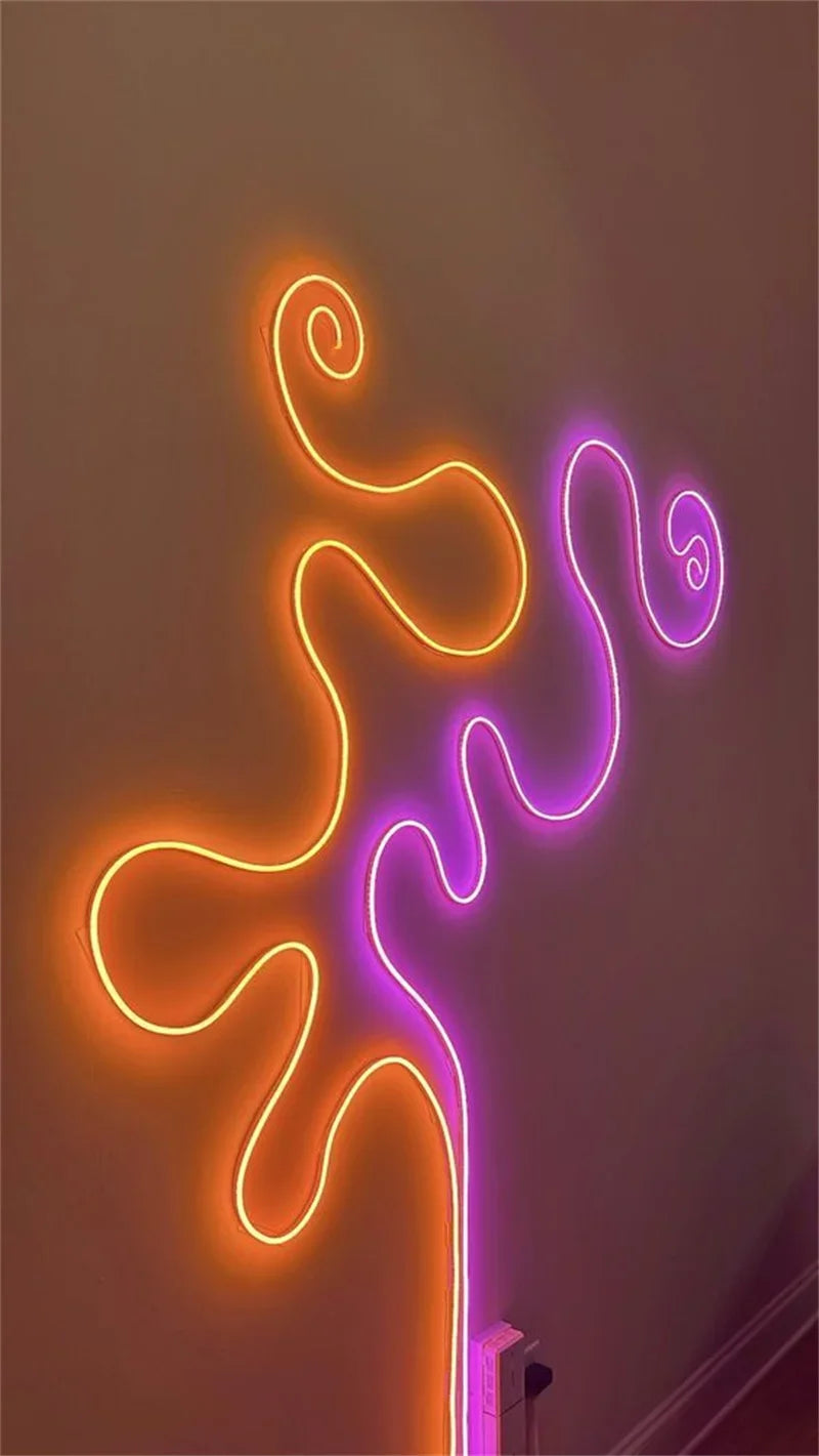 USB Neon Rope Lights,Flexible Led Rope Lights Control with App/Remote,Music Sync Gaming Neon Light Strip for Living Room Bedroom