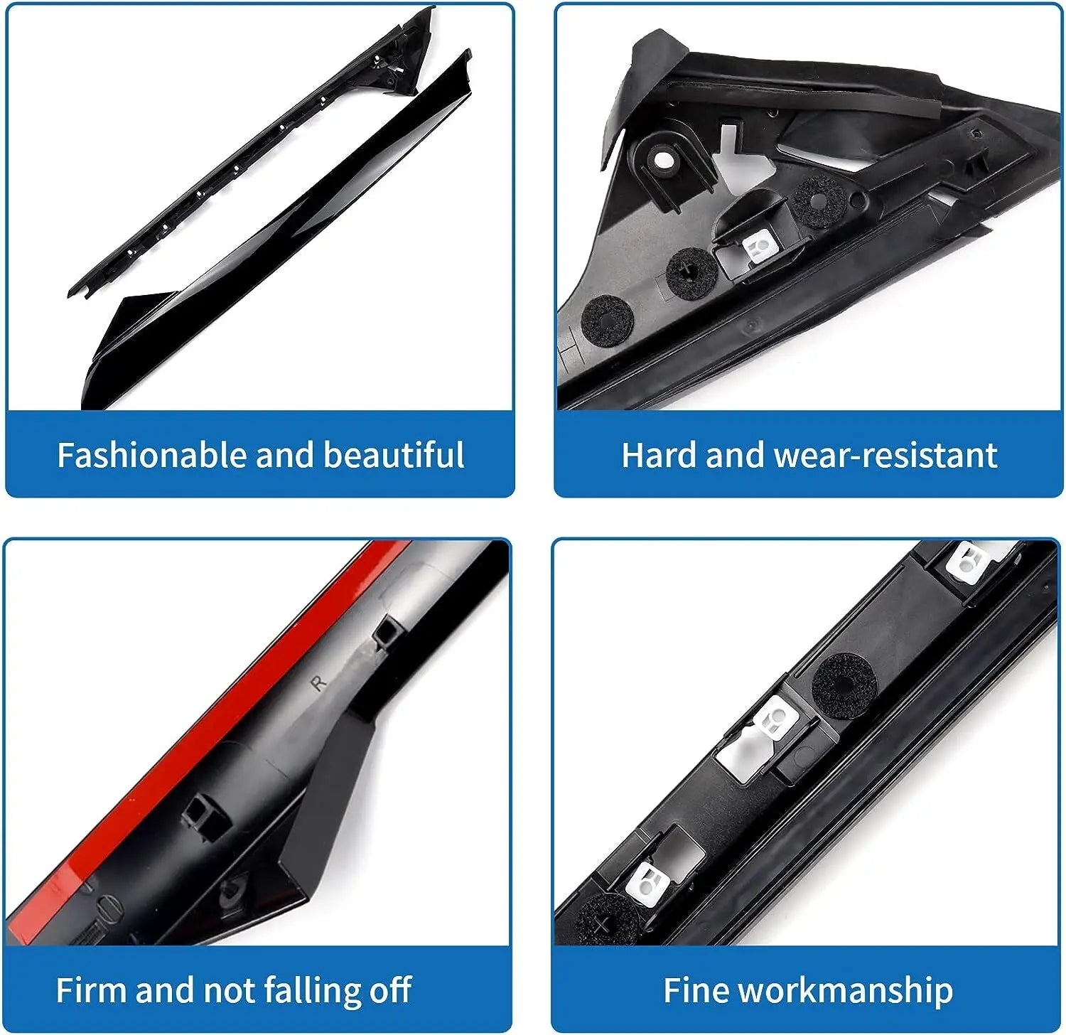 926-451 BB5Z-7803136-AA BB5Z-7803137-AB Passenger Right Side Windshield A-Pillar Molding Trim For 2011-2019 Ford Explorer