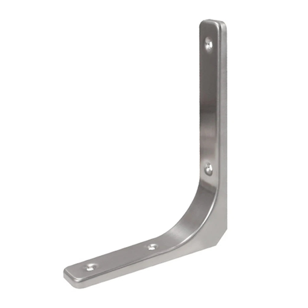8 In Wall Shelves Bracket Easy Install Reinforced Shelf Bracket Wall Mounted L Bracket Hardware Corner Brace Support for Shelves