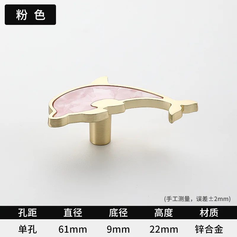 Modern Cupboard Drawer Knobs Wardrobe Furniture Single Hole Door Handle Simple Personality Children's Room Bedside Table Knobs