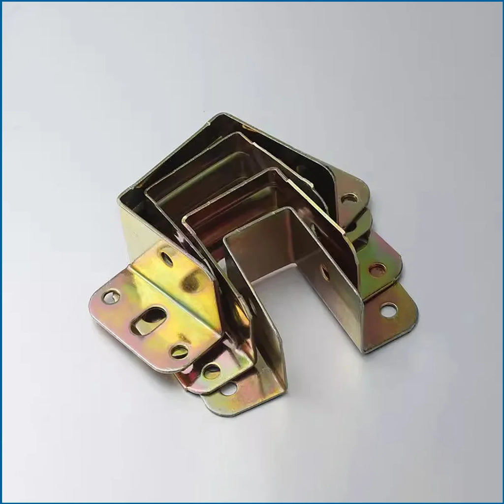 U-shaped Thickened Bed Hinge Hook Angle Code/bed Beam Bracket Metal Bracket Wooden Fixing Hardware Accessories