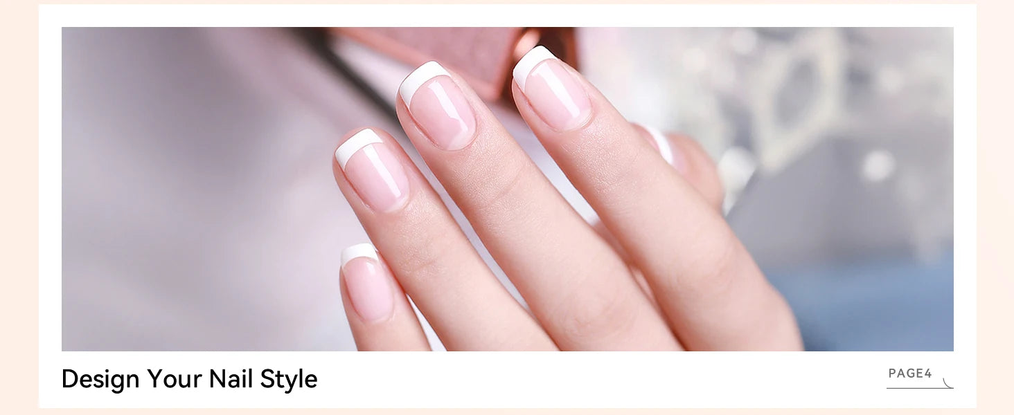 Builder Nail Gel, 7-in-One Clear Builder for Nails, LED Lamp Cured Rubber Base Gel Polish Coat Strengthener Thickening Extension